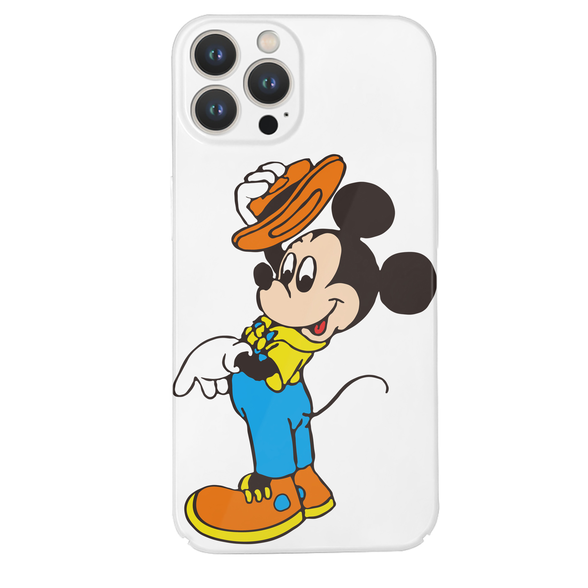 （画像用） ミッキーマウス Mickey Mouse 【iPhone 14シリーズ対応】ハードケース